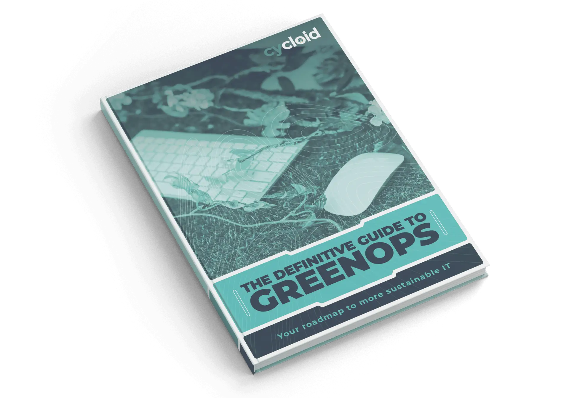 Magasine mockup guide for greenops ebook
