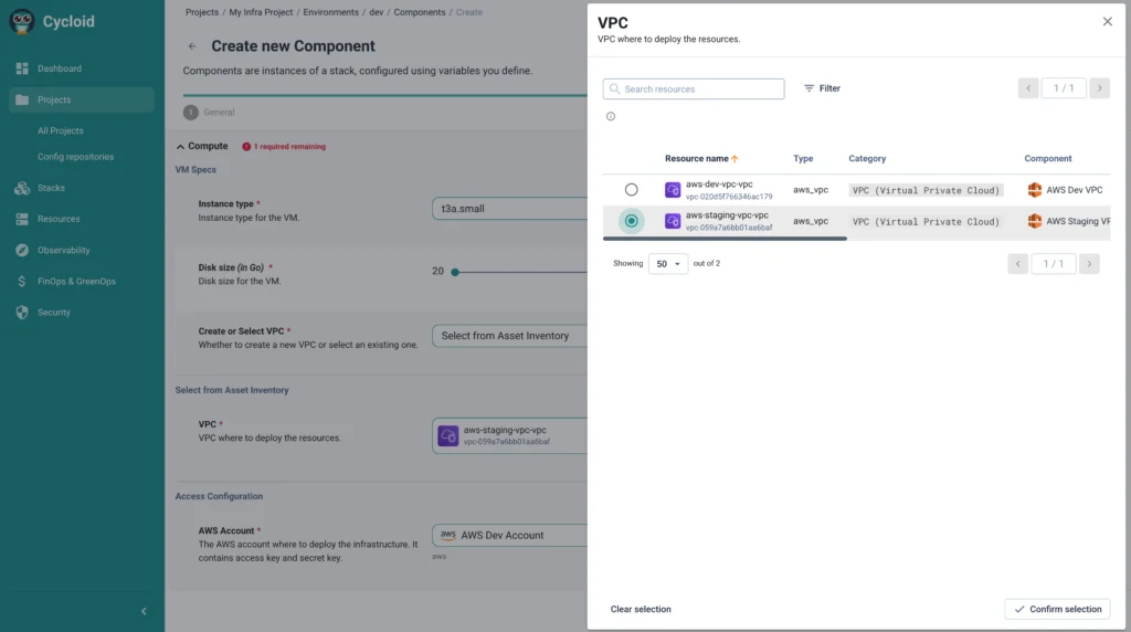 cycloid dashboard integrate