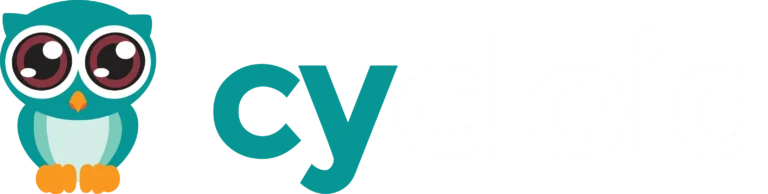 white cycloid logo